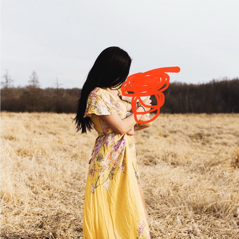 Spell Floral Yellow Maxi Dress